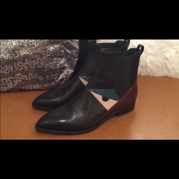 Fendi Bug Monster Leather Chelsea Boot - Picture 2 of 9